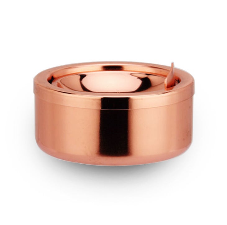 Supply Stainless Steel Ashtray Thickeneded Windproof El Bar Ktv Car Customization And Delivery - Image 1