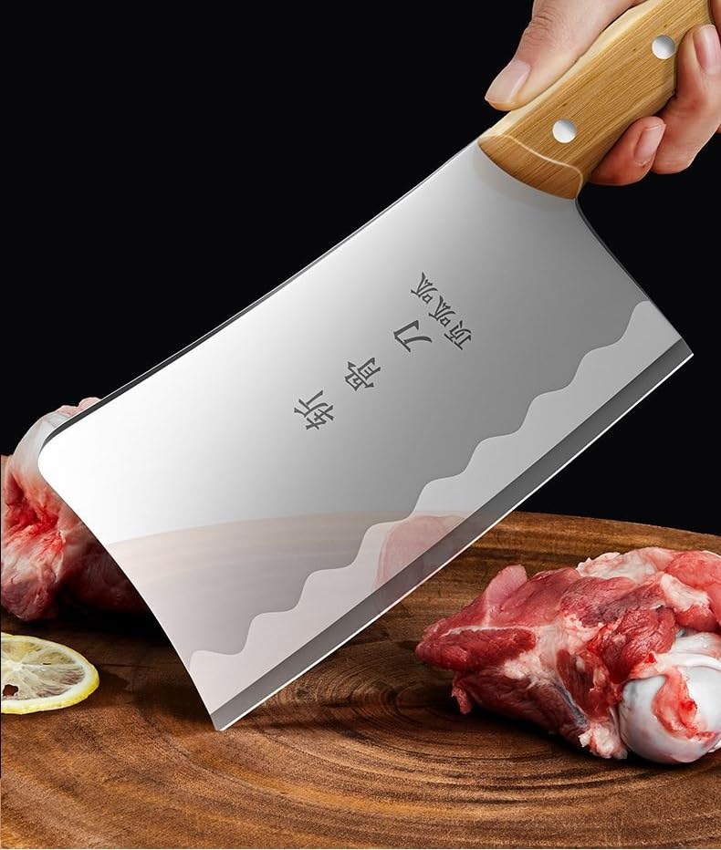 Captoola سكين تقطيع اللحم من كابتولا، سكين مطبخ، سكين تقطيع اللحم من الفولاذ المقاوم للصدأ، سكين تقطيع الخضار، سكين شيف صيني محترف، مجموعة من 1 - Image 3