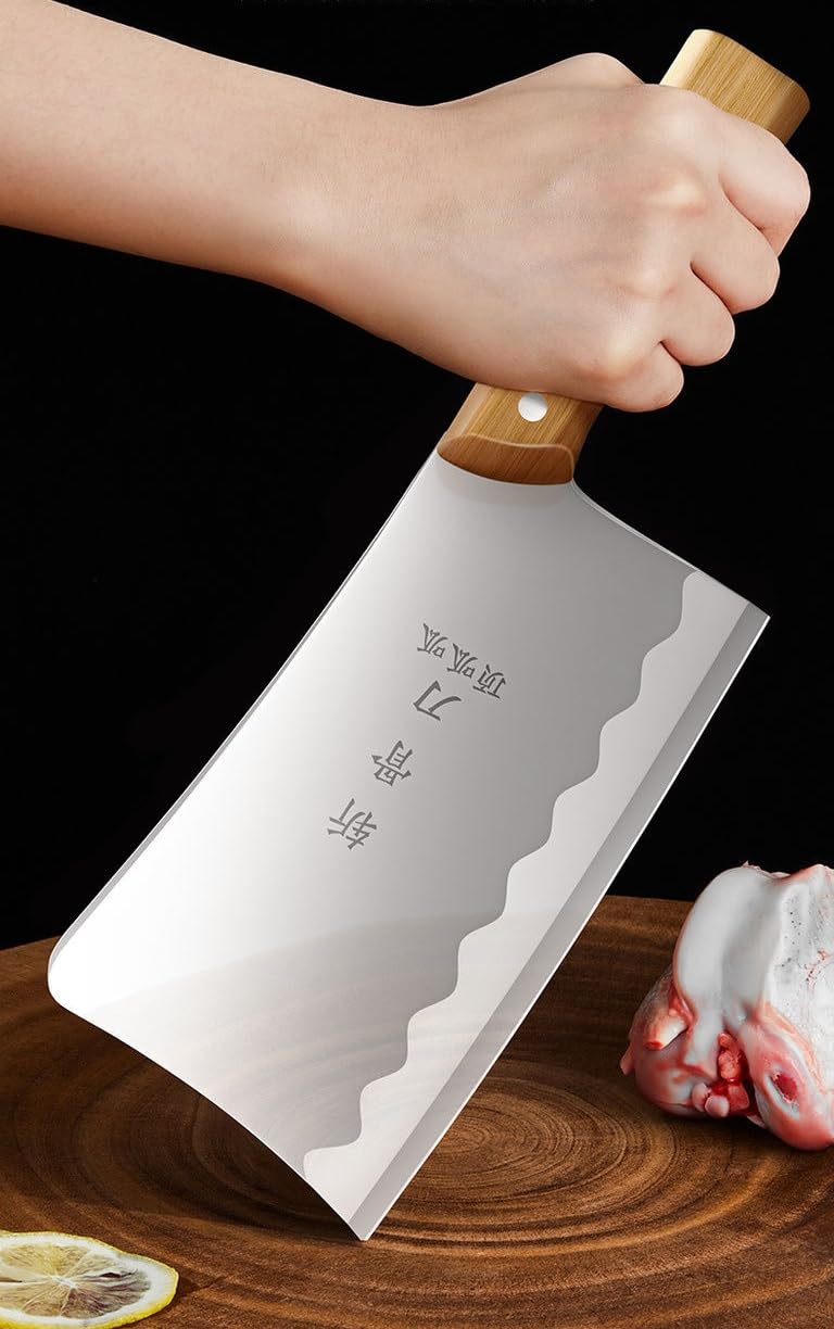 Captoola سكين تقطيع اللحم من كابتولا، سكين مطبخ، سكين تقطيع اللحم من الفولاذ المقاوم للصدأ، سكين تقطيع الخضار، سكين شيف صيني محترف، مجموعة من 1 - Image 4