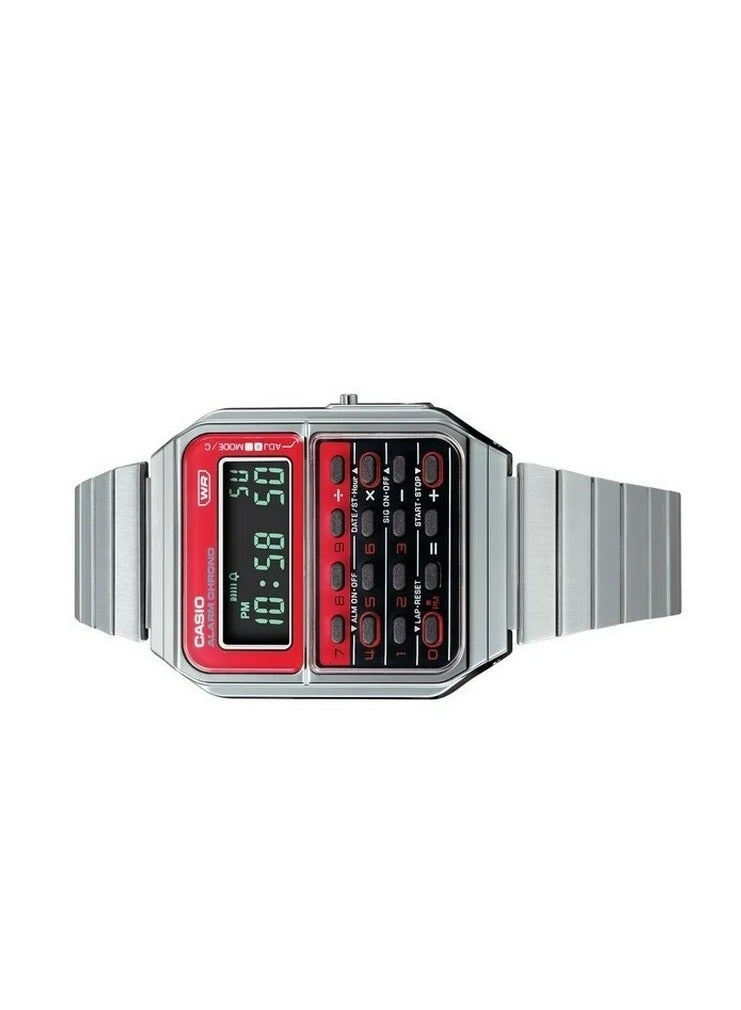 كاسيو ساعة الحاسبة الكلاسيكيه CA-500WE-4BDF - Image 3