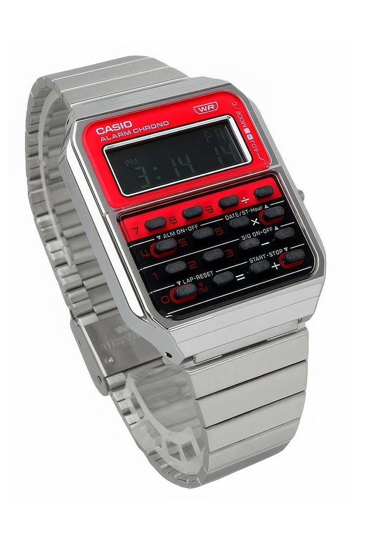 كاسيو ساعة الحاسبة الكلاسيكيه CA-500WE-4BDF - Image 2