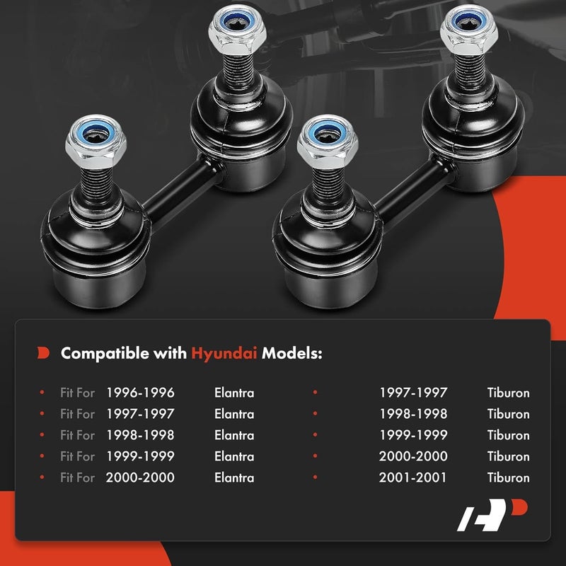 A-Premium Sway Bar Link Set for Hyundai Elantra and Tiburon - Image 2
