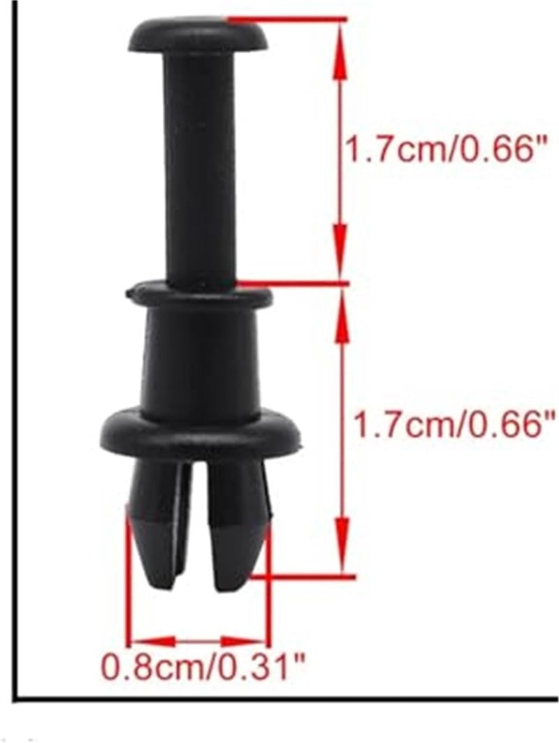 Vuzmode Parcel Shelf String Cord - Black Clips - Image 3