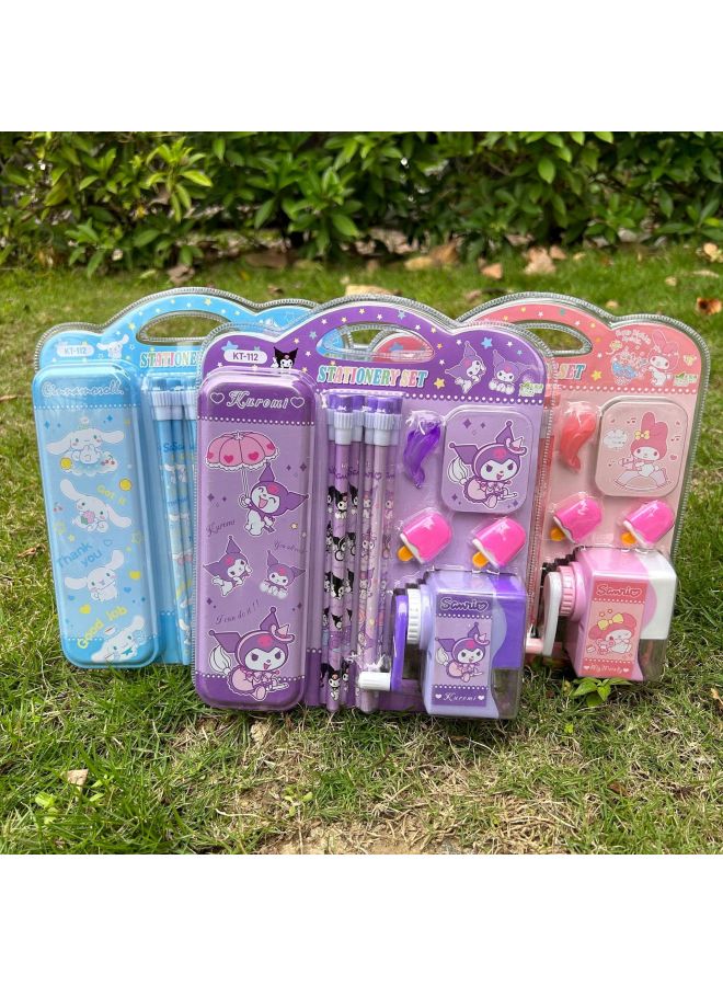 HJ Children's Gift Student Stationery Suit Gift Box School Supplies Pencil Case Pencil Practical Animal Stationery Gift Bag - Image 1