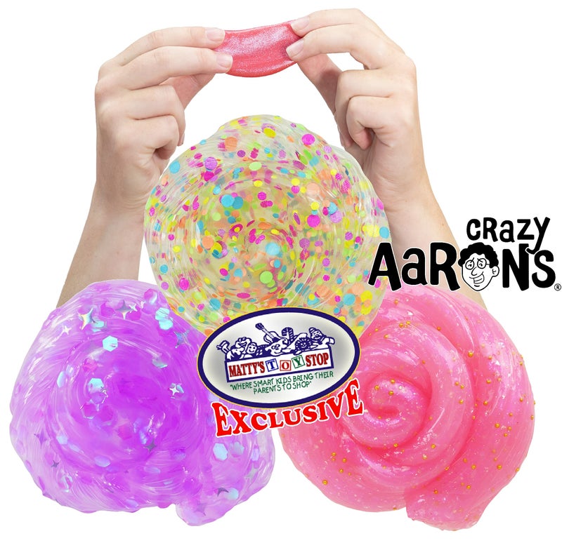 Matty's Toy Stop مجموعة هدايا Crazy Aaron's Putty Mini Tins Funky Fidget، Daydream & Fairy Sprinkles - 3 عبوات (13.3 جرام لكل منها) - Image 2