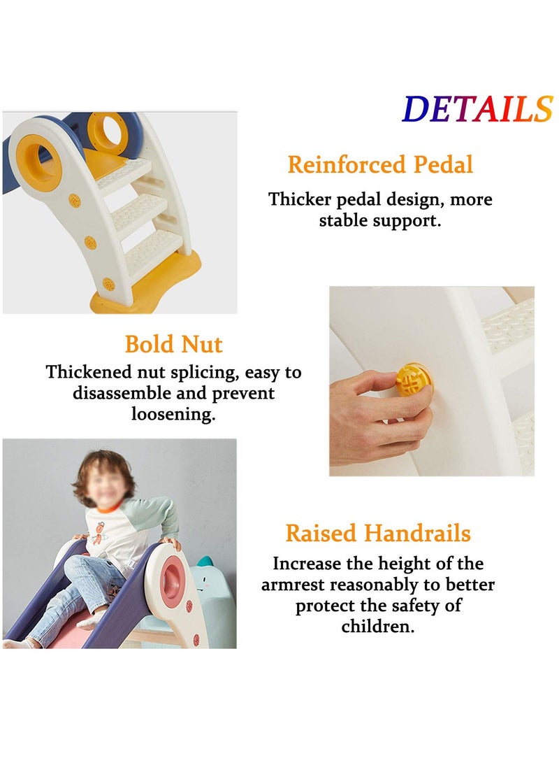 unikbebe Donut Slide Set for Kids, Indoor Climber and Playground Slide, Small Folding Slide for Toddlers, Foldable and Freestanding, Household Playset for Preschool Children, Space Saving Design - Image 5