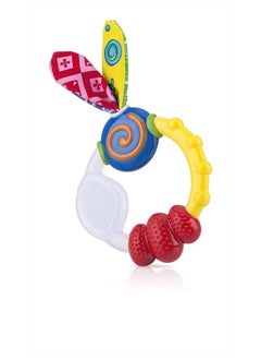 Nuby Wacky Teething Ring, Multicolor  - Image 1