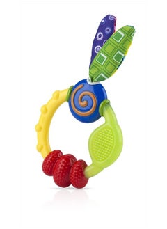 Nuby Wacky Teething Ring, Multicolor  - Image 3