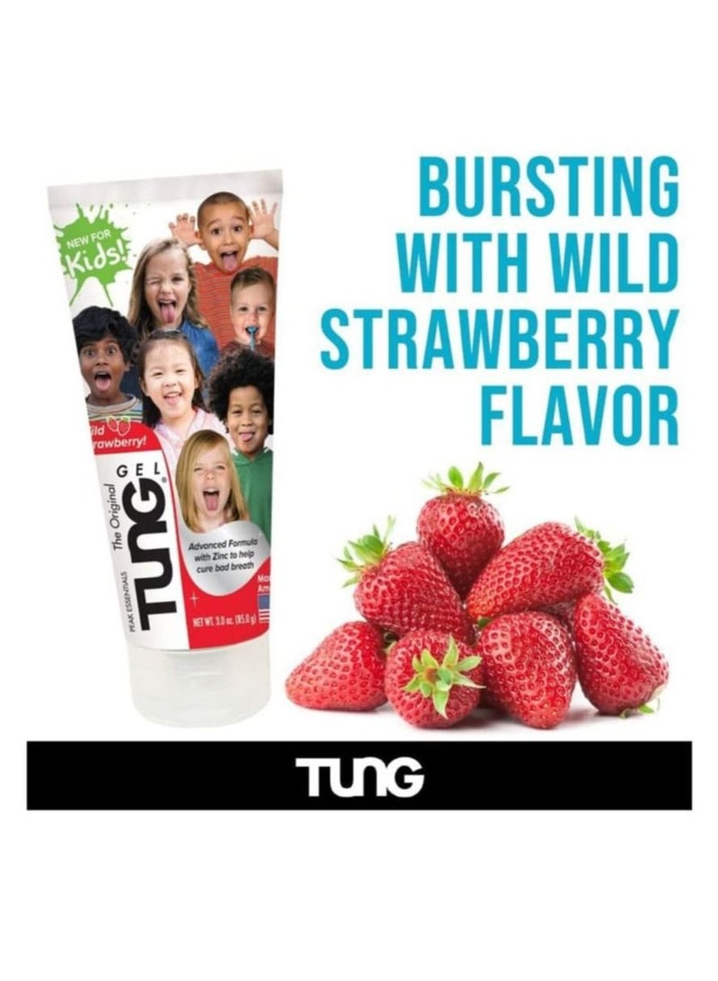Tung Tongue Cleaner Gel For Children Strawberry Flavored 85 g - Image 2