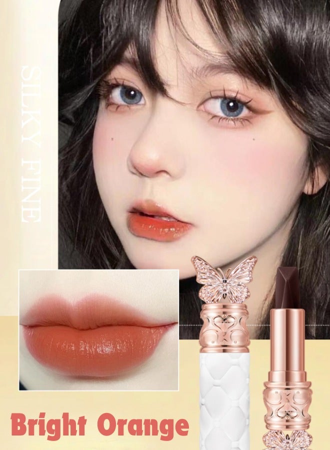 اوكيل مجموعة أحمر شفاه بثلاثة ألوان، يدوم طويلاً، غير لاصق، مقاوم للماء، أحمر لامع، برتقالي لامع، أحمر وردي - Image 2