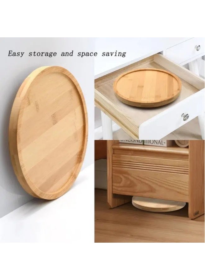 Bamboo Sofa Arm Tray Table Clip-On – Foldable Sofa Armrest Table, Wooden Couch Side Table, Space Saving Snack & Drink Holder - Image 5