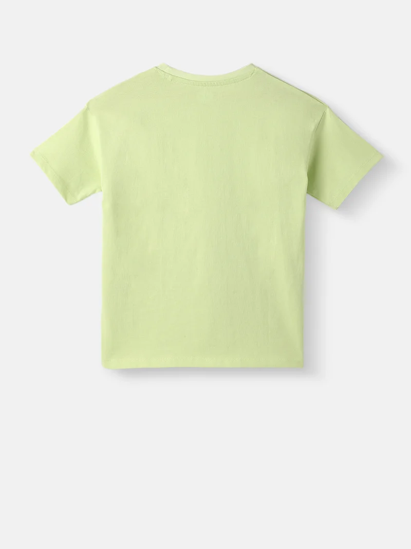 نوتيناتي Nautinati Girls'  Printed Half Sleeve T-shirt