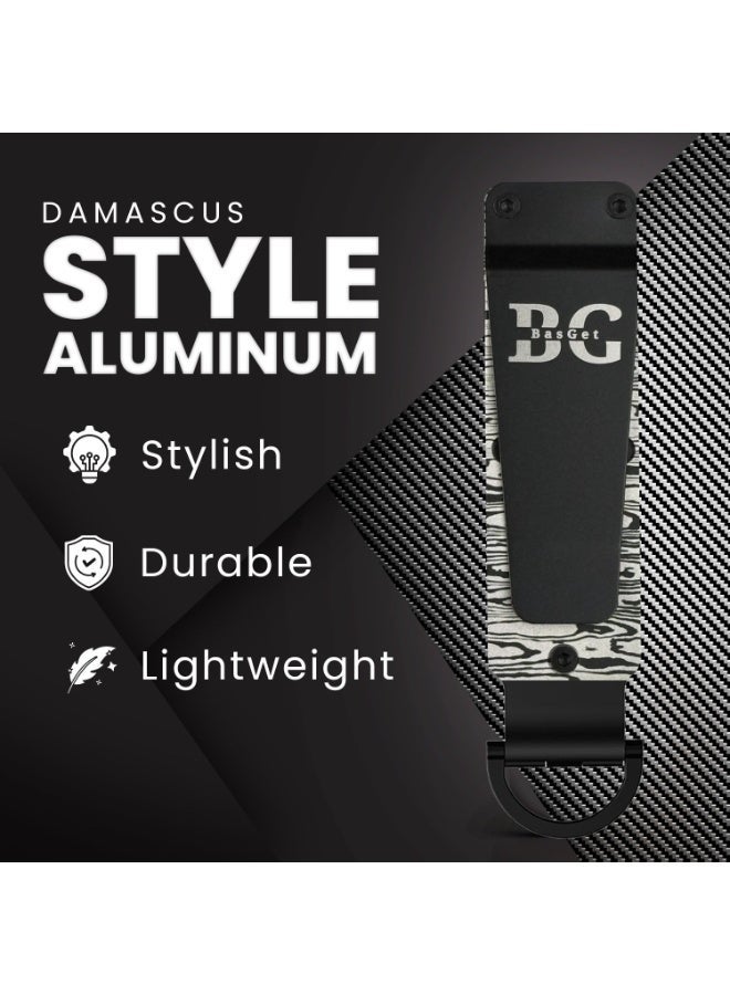 BasGet Damascus Style Real Aluminum Key Holder - Image 3