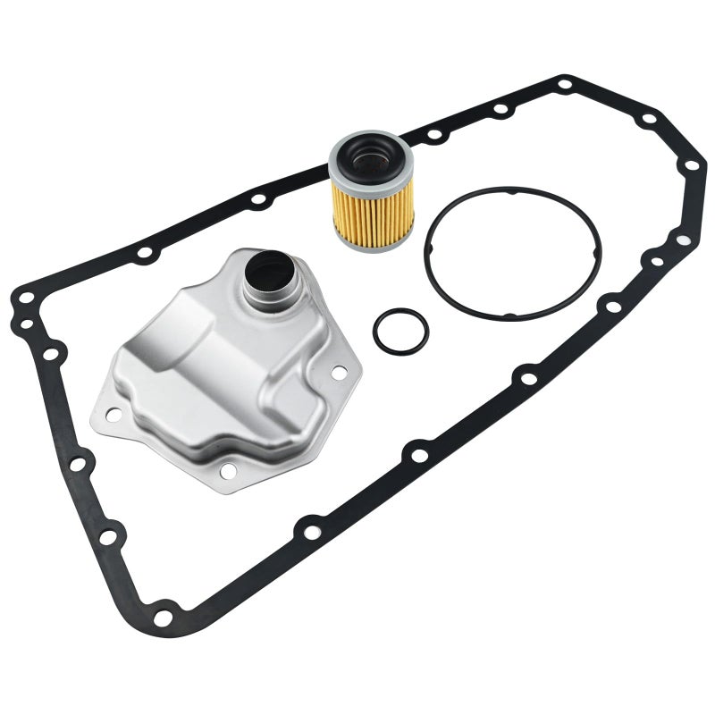 MEMOEO RE0F10A RE0F10B JF011E Transmission Filter Oil Pan Gasket Kit 05191890AA Compatible with Jeep Nissan Dodge Mitsubishi Compass Patriot Rogue Sentra Lancer Outlander Caliber - Image 1