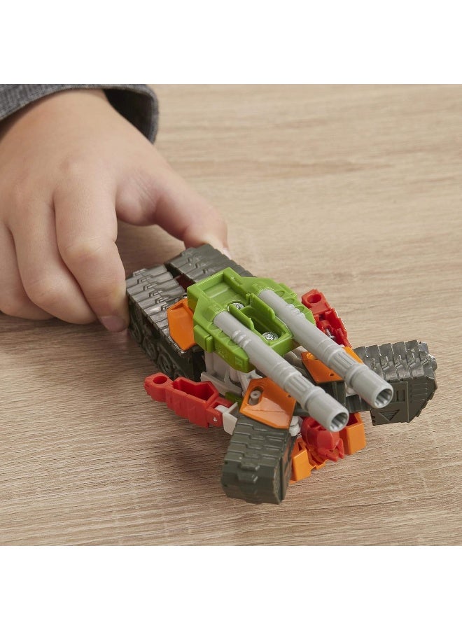 TRANSFORMERS Bumblebee Cyberverse Adventures Action Attackers: 1-Step Bludgeon Action Figure, Whirlwind Slash Action Attack Move, 10.5-cm - Image 2