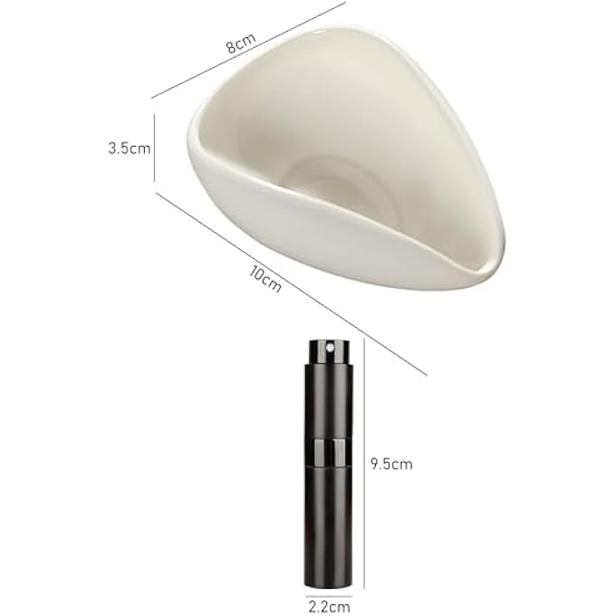 ريحني قطعة واحدة كوب جرعة حبوب القهوة ملعقة شاي خزفية ملعقة جرعة صينية حبوب القهوة لمطعم فندق بيت شاي الوزن باستخدام زجاجة الرش - Image 2