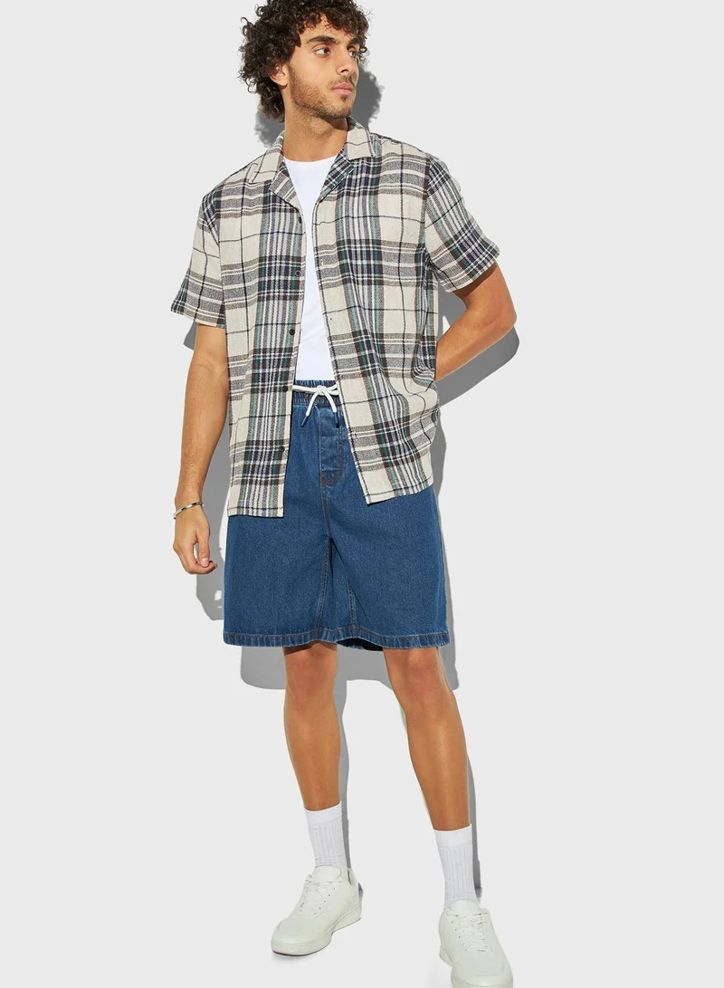 Lee Cooper Essential Denim Drawstring Shorts