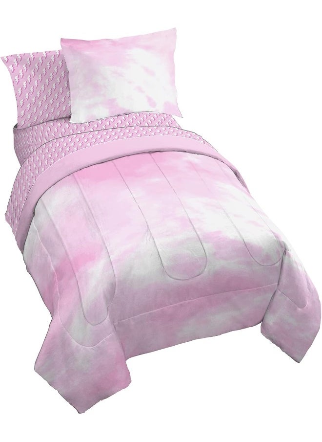 Jay Franco - Jay Franco We Wear Cute Vibes 5 Piece Twin Size Bed Set - Includes Comforter & Sheet Set - Super Soft Kids Bedding Fade Resistant Microfiber - Image 1