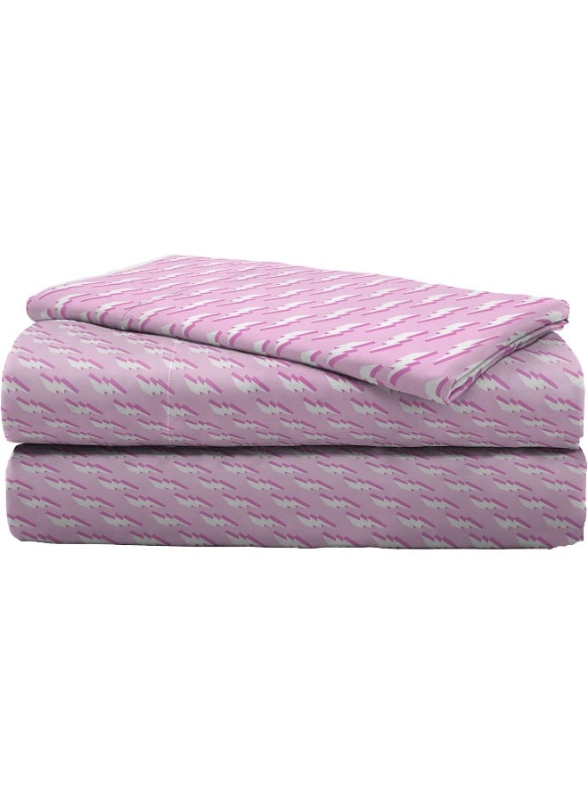 Jay Franco - Jay Franco We Wear Cute Vibes 5 Piece Twin Size Bed Set - Includes Comforter & Sheet Set - Super Soft Kids Bedding Fade Resistant Microfiber - Image 1