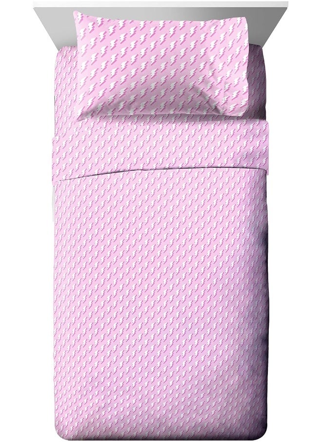 Jay Franco - Jay Franco We Wear Cute Vibes 5 Piece Twin Size Bed Set - Includes Comforter & Sheet Set - Super Soft Kids Bedding Fade Resistant Microfiber - Image 1