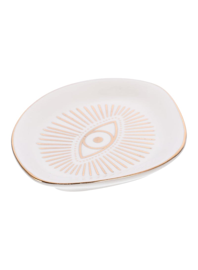 Oasisgalore Ceramic Ring Dish - Decorative Jewelry Tray for Rings and Accessories - Image 1