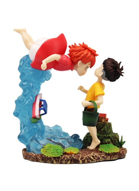 Anime Characters Ponyo Sosuke Series Model Figures Are Suitable For Desk Ornaments, Collectible, Statues And Gifts