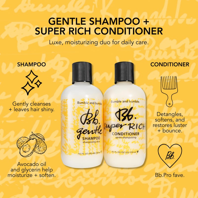 Bumble and bumble. Super Rich Hair Conditioner For Every Day | Hydrating + Adds Shine | Curly, Wavy, Straight | With Glycerin + Avocado Oil, 33.8 Fl Oz - Image 4