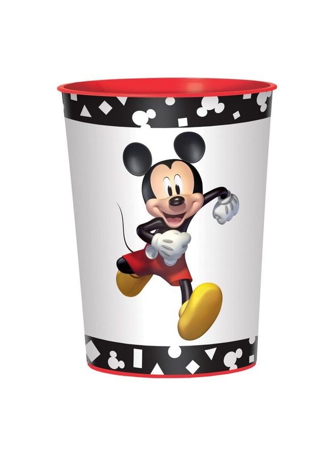 Amscan Mickey Mouse Design Plastic Favor Cup 16 Oz. ; Multicolor ; 1 Pc. - Image 1