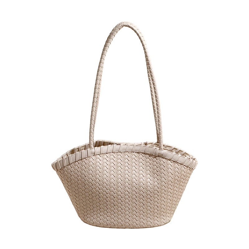Large Capacity Woven Tote Bag - Image 5