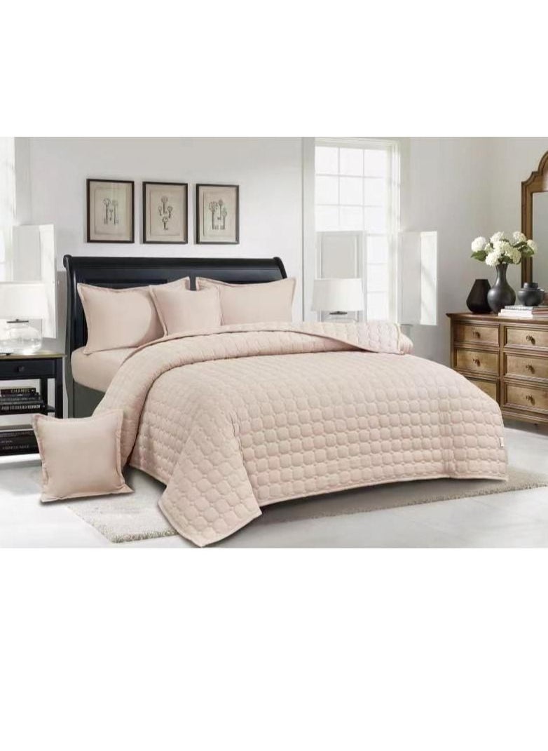 Ming Li Double comforter set, compressed mattress, consisting of 6 pieces, polyester comforter, size 230 by 250 cm 