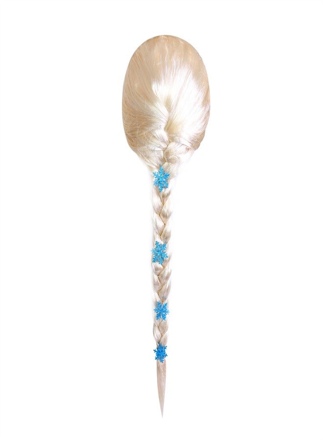 Loquat Party Stage Performance Props, Jasmine Princess Wig White - Image 1