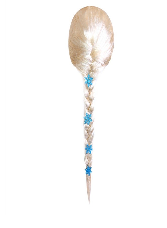 Loquat Party Stage Performance Props, Jasmine Princess Wig White - Image 2