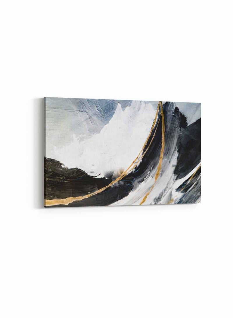 لوحة كانفاس على إطار خشبي، تصميم فن زيتي عصري ، للمنزل، غرفة المعيشة، المكتب، الديكور - Image 4