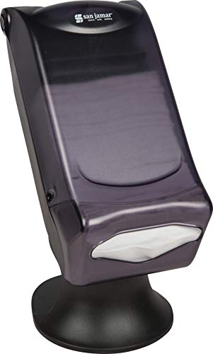San Jamar H5005STBK H5005S Venue Fullfold Control Napkin Dispenser with Stand 500 Capacity 8 Width x 1712 Height x 13 Depth Black Pearl