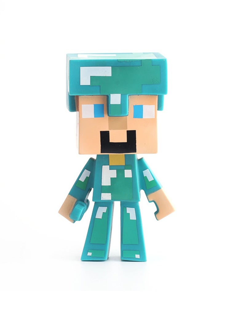 general My world minecraft Steve hand-made model ornaments trendy dolls send children, friends, family gifts reason - Image 1