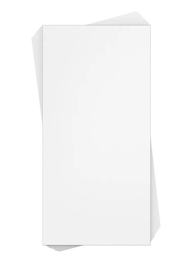 Reskid White Cardstock Thick Paper - Blank Heavy Weight 110 lb Cover Card Stock - 100 Pack (2x3.5, Inches) - Image 4