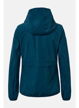 Tchibo Women Sportswear Fit Hooded Running Jacket, Navy  - Image 3
