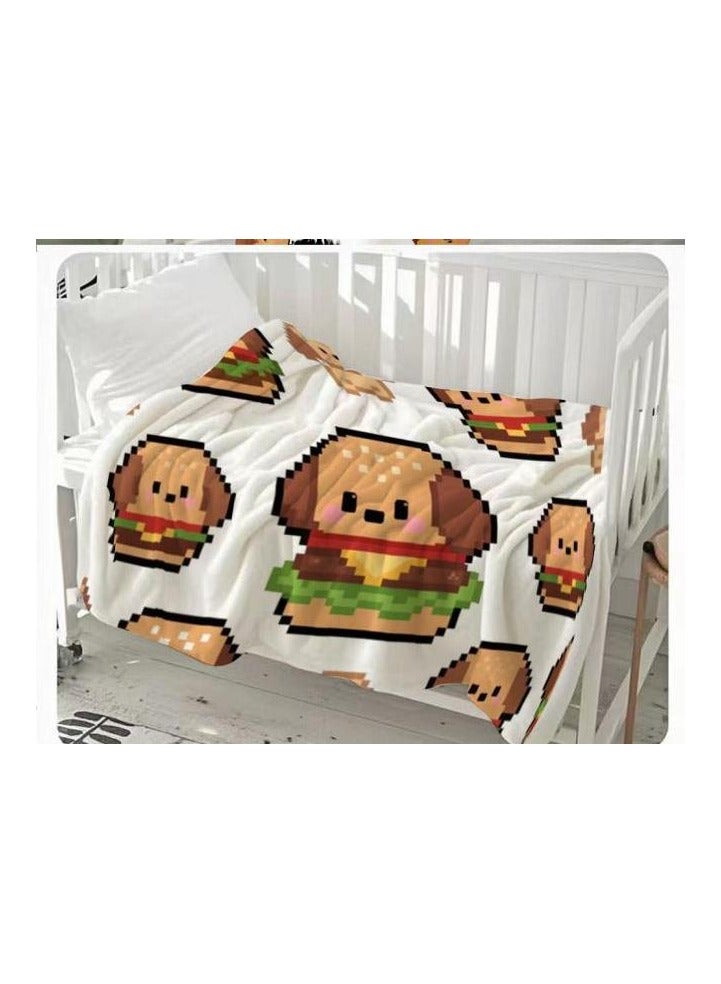 general Flannel thin blanket (warm and comfortable, suitable for sleep, gaming, dust removal and sandproof) 150cm*200cm - 780 - Image 1