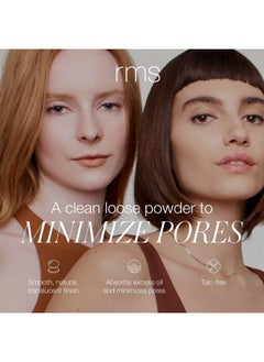 RMS Beauty RMS Beauty UnPowder, Finishing Powder Makeup, Pore Minimizer for Face, Talc Free Setting Powder, Translucent Powder, Loose Powder Makeup, Face Powder  - Image 3