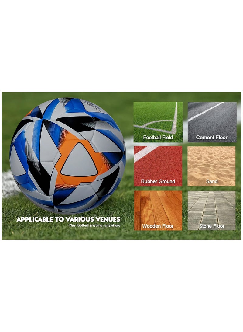 سبال كرة القدم كرة القدم لمباريات كأس العالم أفضل كرة مقاومة للماء للاستخدام في الأماكن المغلقة/الخارجية للتدريب الاحترافي ومطابقة الرجال والنساء للشباب والكبار - Image 4