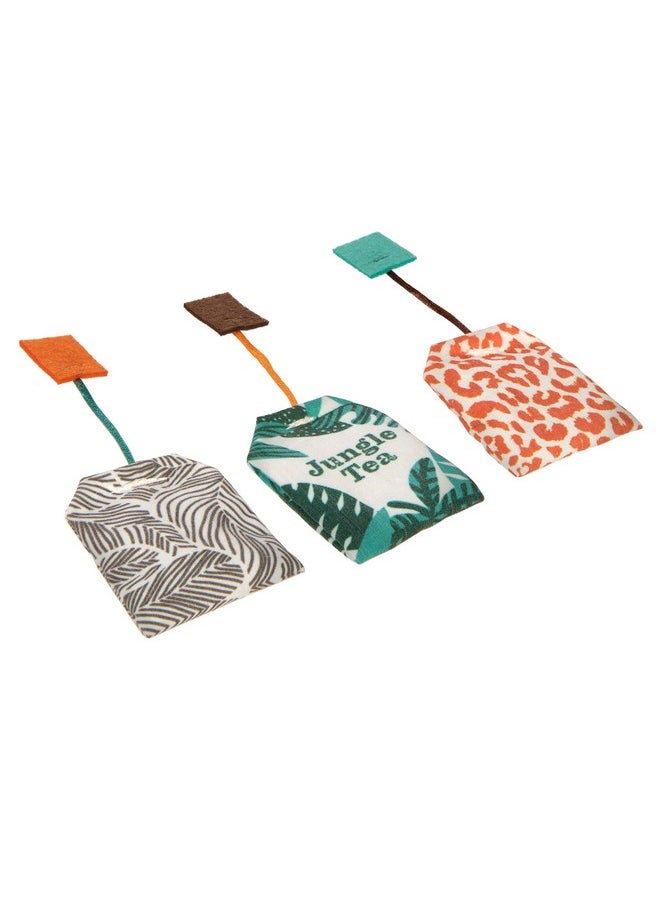 SmartyKat SmartyKat Instincts 3-Pack HappyNip Tricky Tea Bags Cat Toys, Contains Catnip & Silvervine - Multicolor, 3-Pack  - Image 1