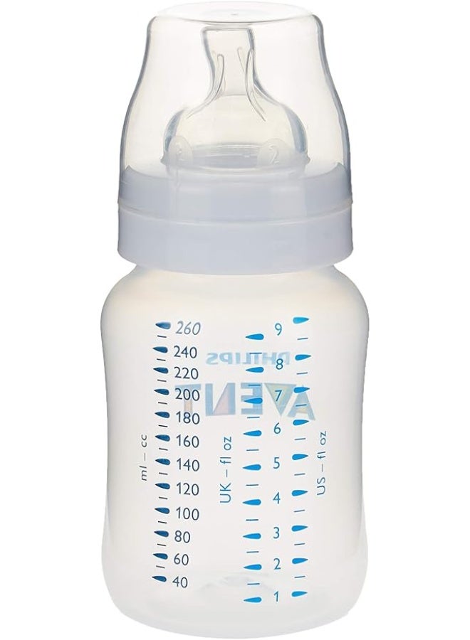 Avent Anti-Colic Baby Bottle – 260ml, 1 Month+ – White, Pack of 2 – High-Quality, Easy to Use, Comfortable and Safe - Image 4