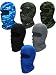 Syhood 6 Pcs Ski Mask Balaclava Full Face Cover Windproof Mask Polyester Ice Silk UV Protection for Men Women Outdoor SportsMix ColorsFabric - Image 2