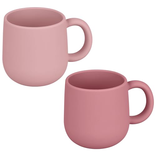 Mintlyfe Pack of 2 Silicone Drinking Mug Cup for Toddler Kids and Children (Color 4) - Image 1