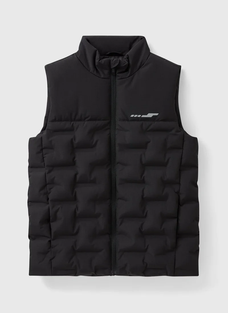 Matalan Boys Black Sports Gilet