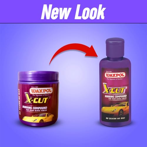 Waxpol X-Cut Rubbing Compound for Car Paint 100 g | Heavy Cut Compound | Scratch, Swirl & Oxidation Remover | High Gloss Finish - Image 3