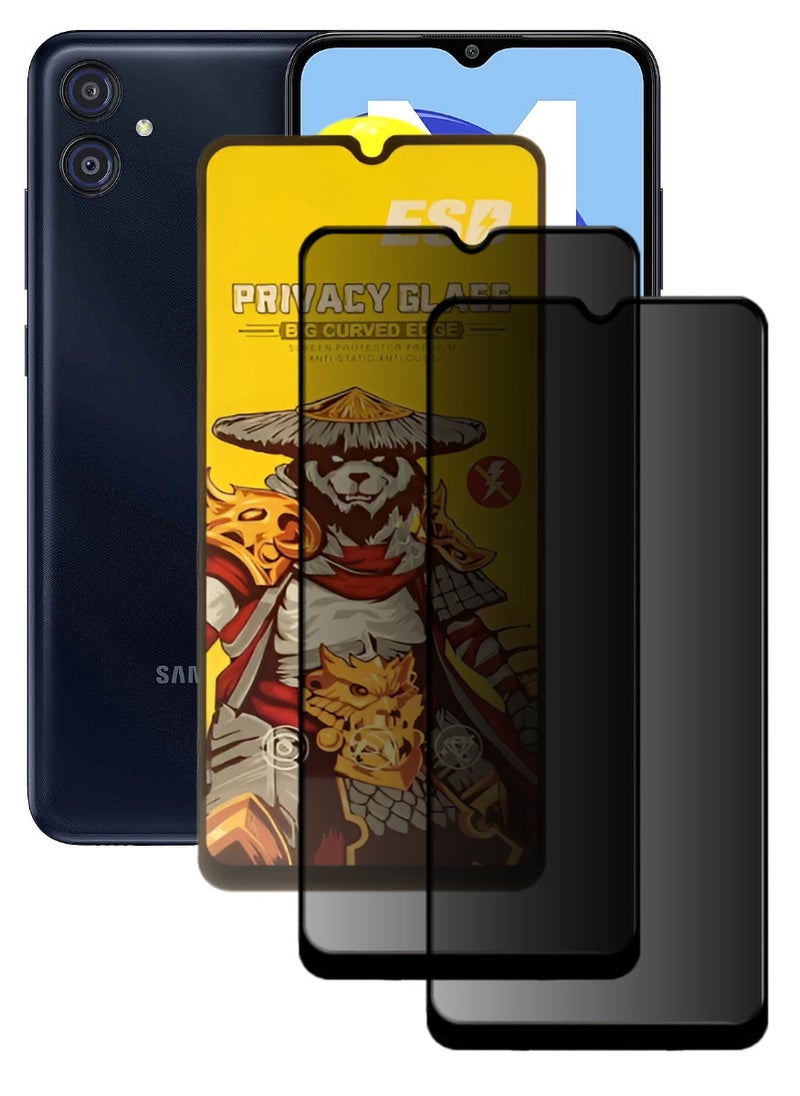ESD 2 Pieces Tempered Dustproof Privacy Glass Screen Protector Compatible For Samsung Galaxy M04 - Image 1