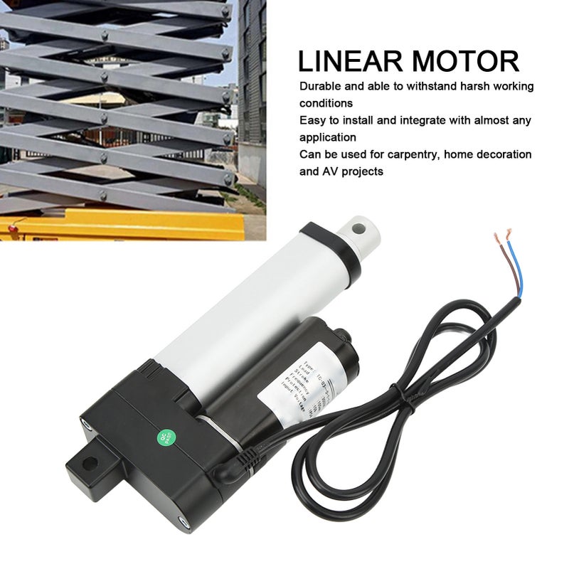 Electric Linear Actuator Aluminum Alloy ABS Linear Motion Actuator for Bed Sofa 3000N 100mm 24V - Image 3
