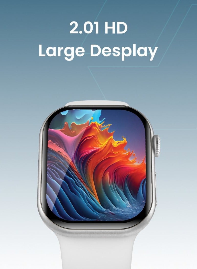 Moxedo ساعة موكسييدو ميفو+ الذكية لنظامي أندرويد و iOS مع شاشة AMOLED بحجم 2.01 بوصة – مساعد الذكاء الاصطناعي Chat GPT، مكالمات بلوتوث، تتبع اللياقة والصحة، مراقبة النوم، مقاومة للماء IP67 – رمادي - Image 4