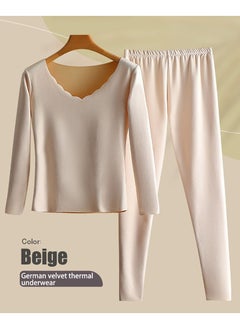 Beige V-neck